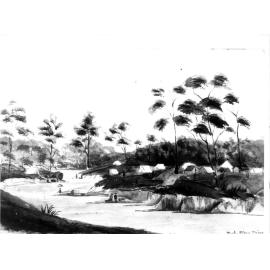 Gold mining at Rocky River diggings, near Uralla NSW, 1856-1857