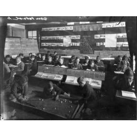 Interior of 5th classroom in Boys' Department of Armidale Demonstration School, 1940