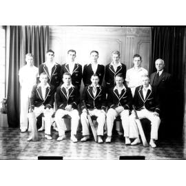 Armidale Teachers' College,  C.B. Newling with the Armidale Teachers' College Cricket Team 1939