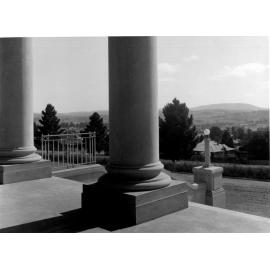 Armidale Teachers' College: View over Armidale towards Mount Duval from College steps, c.1935