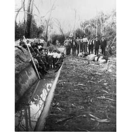 Inverell district, Tingha Hydraulic Canal Water Scheme, 24 April 1922