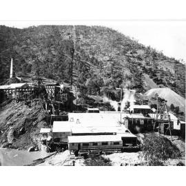 Hillgrove: Baker's Creek Gold Mine and Tramway, c. 1895. 