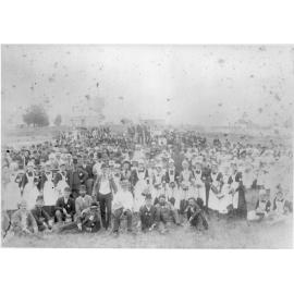Hillgrove Hospital Picnic Day on Recreation Ground, c. 1895. 