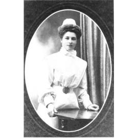 Sister Minnie Webb as trainee at Armidale and New England Hospital, before 1912