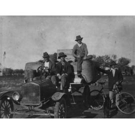 Model T Ford modified into station waggon to carry bales of wool on Beemery Station, Brewarrina
