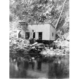 Styx River Hydro-Electric Scheme - the Generator Shed, 1908