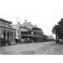 Beardy Street, Armidale, looking west from Court House towards Dangar Street, c. 1910 
