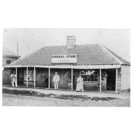 J. Hall's General Store in Beardy Street, Armidale, c. 1872