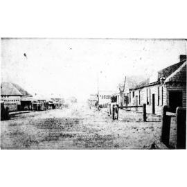 Armidale: Beardy Street, looking east from Faulkner Street corner, c.1875