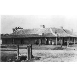 James Gordon's Plough Inn, corner Rusden and Markham Streets, c. 1883