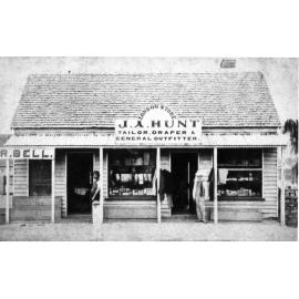 John A. Hunt's Tailor's Shop, Beardy Street, c. 1872
