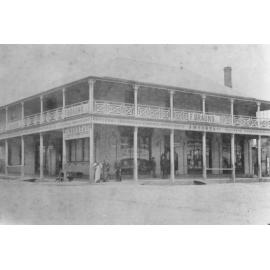 F. Braund's Store, south-western corner of Beardy and Dangar Streets, 1891-1892