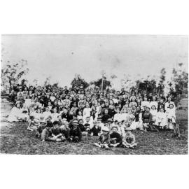 Sunday School picnic, c. 1870