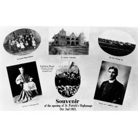 Souvenir of the opening of St. Patrick's Orphanage, Oct. 2nd 1921