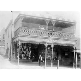 F.J. Murphy's Clothing and Mercery Shop in Beardy Street, 1911