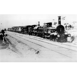 First passenger train at West Tamworth, 15 October 1878