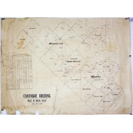 Nyngan District, Cannonbar holding west of the Bogan River and paddock acreages