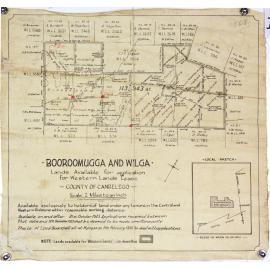 Booroomugga and Wilga showing lands available for Western Lands leases
