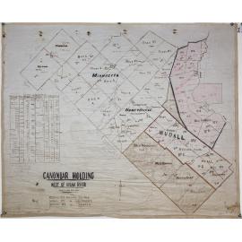 Cannonbar holding west of the Bogan River, sketch map 