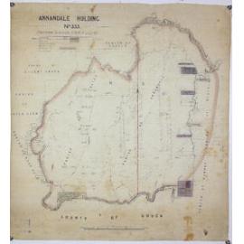 Tracing of Annandale holding no. 333, eastern division, 1887
