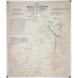 Parish of Gladstone, County of Darling, Barraba Shire, T.S. & C.R hatched, 1930