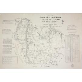 Apsley Shire - Parish of GLen Morison, County of Vernon Land District of Walcha, NSW, 1931