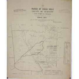 Yallaroi Shire, Warialda, roads highlighted, 1915