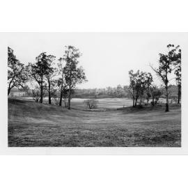 Open-air theatre site behind Robb College, 1962