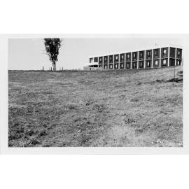 Open air Theatre site behind Robb College, 1962