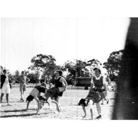 Sports Carnival wheelbarrow race, 1941
