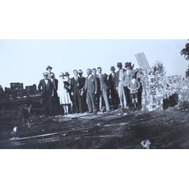 Demolition of the Gaol and some scenes in the early construction of the College 