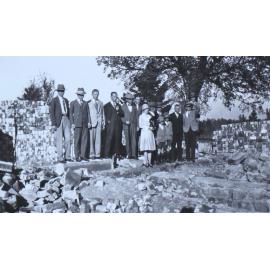 Demolition of the Gaol and some scenes in the early construction of the College