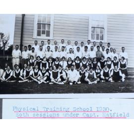 Physical Training School 1930, under Captain Hatfield 