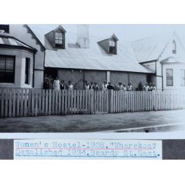 Women's Hostel "Wharekoa", Beardy St. East, 1928 Demolished 1934