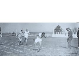 Finish of a men's sprint race