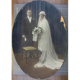 Bride and Groom, [James Robert Terrill and Clare Chamberlain]