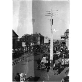 Fire Brigade display in Beardy Street, c.1918-1920