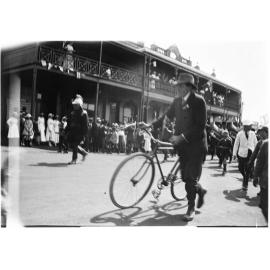 Procession in Beardy Street, [c.1919]