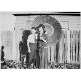 Ray Jopson and Vere Chamberlain standing