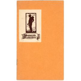 The Pioneer Players present Four Short Plays at the Playhouse, 1923