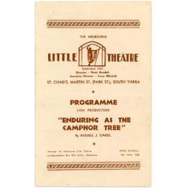 The Melbourne Little Theatre presents "Enduring as the Camphor Tree"