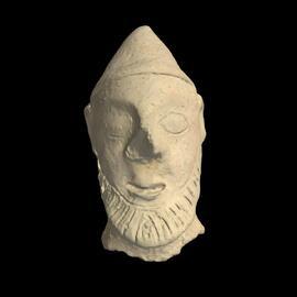MA1971.3.1 Terracotta head of a young bearded male