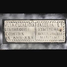MA1973.1.1 Double funerary inscription
