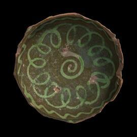 MA1974.41.1 Slip-Painted Ware bowl