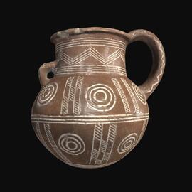 MA1978.119.1 Red Polished III Ware dipper amphora