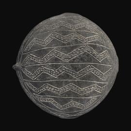 MA1978.128.1 Black Polished Ware platter
