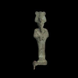 MA1978.4.1 Bronze figurine of Osiris