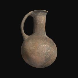 MA1978.41.1 Red-on-Black Ware juglet