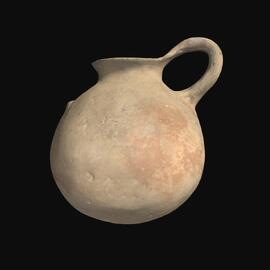 MA1978.99.1 White Polished Ware juglet