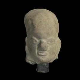 MA1996.9.1 Pottery head from Tumaco